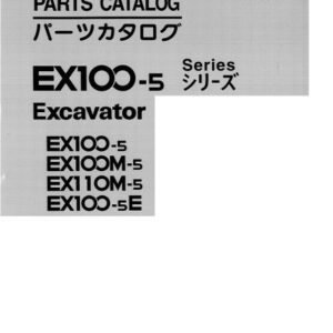 Hitachi EX100-5, EX1110-5, EX100M-5, EX110M-5 Full Set of Manuals - Image 5