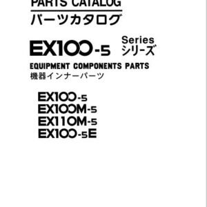 Hitachi EX100-5, EX1110-5, EX100M-5, EX110M-5 Full Set of Manuals - Image 7