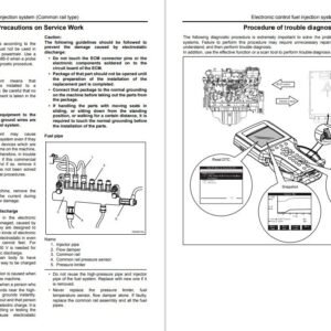 Isuzu 4HK1, 6HK1 Engines Manual Related With Hitachi Product - Image 4