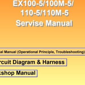 Hitachi EX100-5, EX1110-5, EX100M-5, EX110M-5 Full Set of Manuals - Image 2