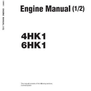 Isuzu 4HK1, 6HK1 Engines Manual Related With Hitachi Product - Image 3