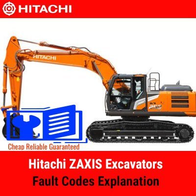 hitachi zaxis error codes